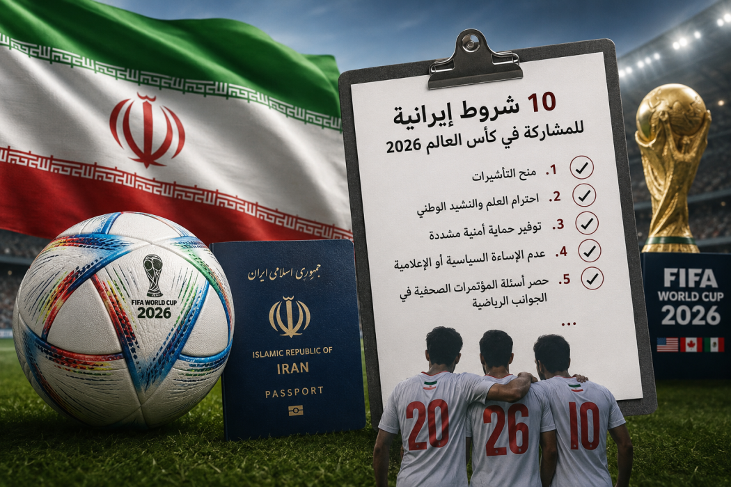 أزمة تلوح في مونديال 2026.. إيران تربط مشاركتها بـ 10 ضمانات رسمية