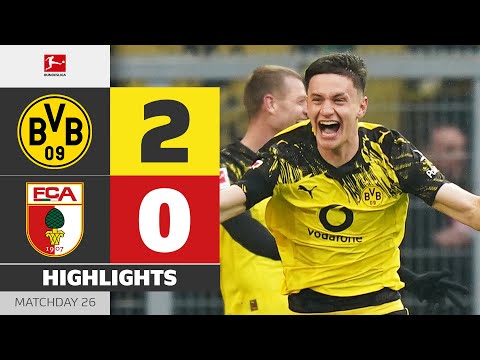 YOUNGSTER Decides The Match! | BORUSSIA DORTMUND - FC AUGSBURG | Highlights