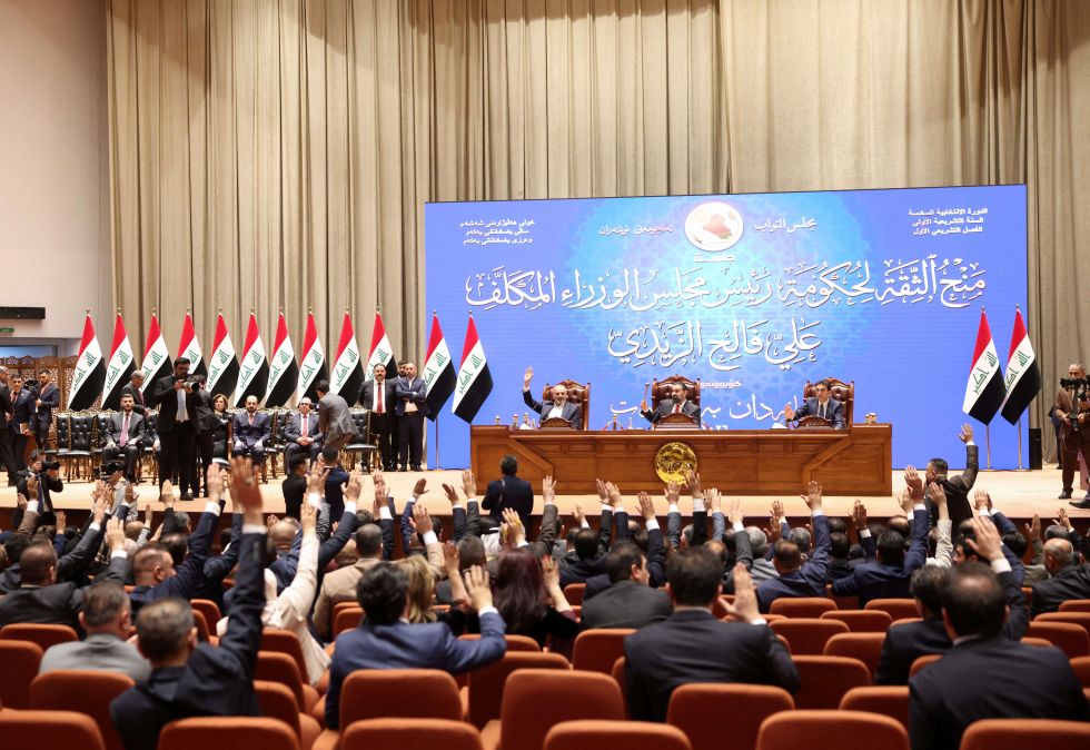 البرلمان العراقي يمنح الثقة لحكومة علي الزيدي