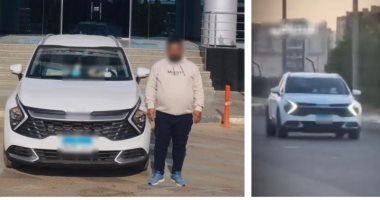 السير عكس الاتجاه يقود صاحب مصنع للكلبش.. الأمن يضبط بطل فيديو الاستهتار بالجيزة