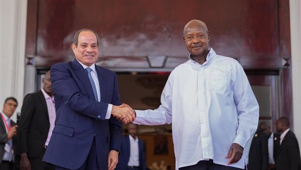 السيسي وموسيفيني يوجهان بأولوية التجارة والاستثمار والإدارة المتكاملة للموارد المائية