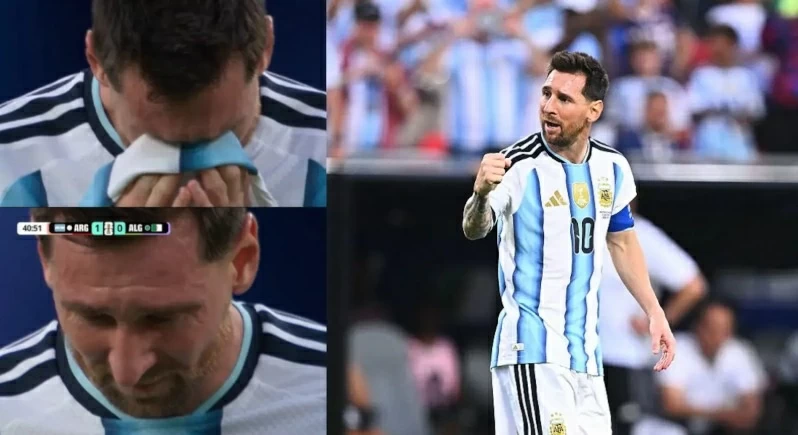 ميسي يكشف سبب بكائه بعد التسجيل في مرمى الجزائر