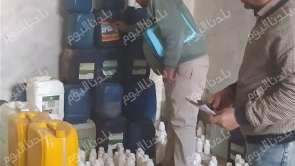 زراعة المنوفية : ضبط منشأة غير مرخصة لإنتاج وتعبئة الأسمدة