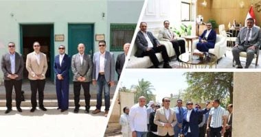 قطار المشروعات التنموية يصل محافظة الوادي الجديد.. حنان مجدى وعمرو عثمان يبحثان إنشاء مركز متكامل لعلاج المرضى مجانا.. وتدريب الكوادر التطوعية للمشاركة في تنفيذ برامج الوقاية وحماية الشباب من تعاطى ال