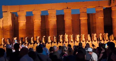 مواعيد عروض الصوت والضوء بمعابد الكرنك خلال شهر رمضان المبارك