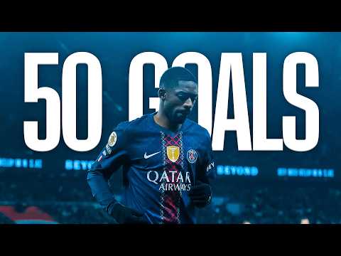 Ousmane Dembélé surpasses 50 GOALS with PSG 💥