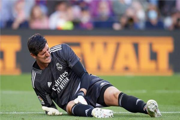 ريال مدريد يعلن حجم إصابة تيبو كورتوا
