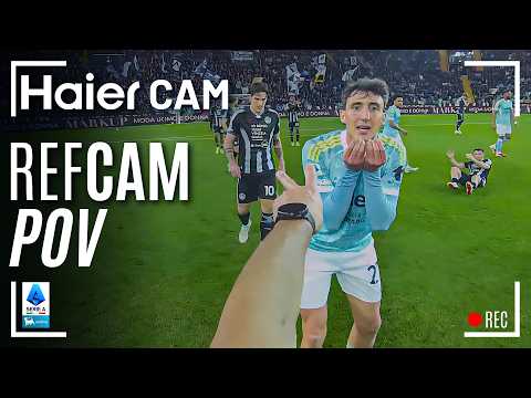 HAIER CAM | REF CAM POV: You Are The Referee in Udinese-Juventus
