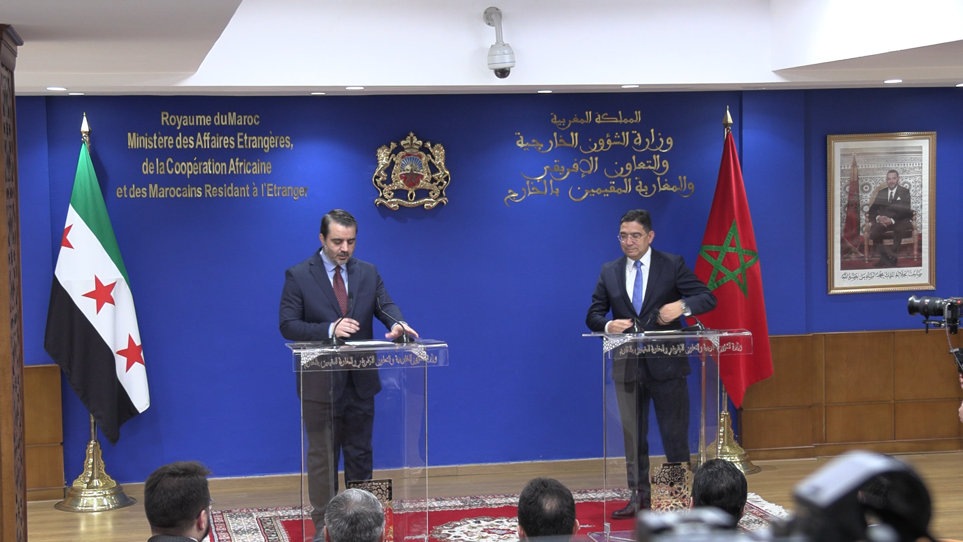 وزير الخارجية السوري: نفتخر بالمملكة المغربية كدولة عربية شقيقة ذات تجربة رائدة ونريد تنمية علاقتنا
