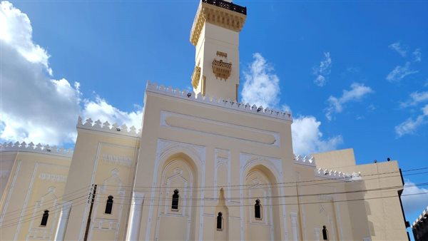 الأوقاف: زخارف مدخل المسجد العباسي بشبين الكوم أصلية ولم يطرأ عليها تغيير