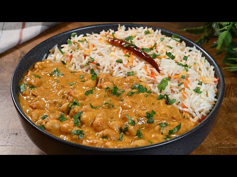 Better than Meat 😍 Delicious Chickpea Curry & Rice Recipe! Easy and Healthy!