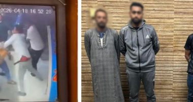 كيف تحولت مشادة كلامية إلى معركة شوارع أمام المحلات في الفيوم؟