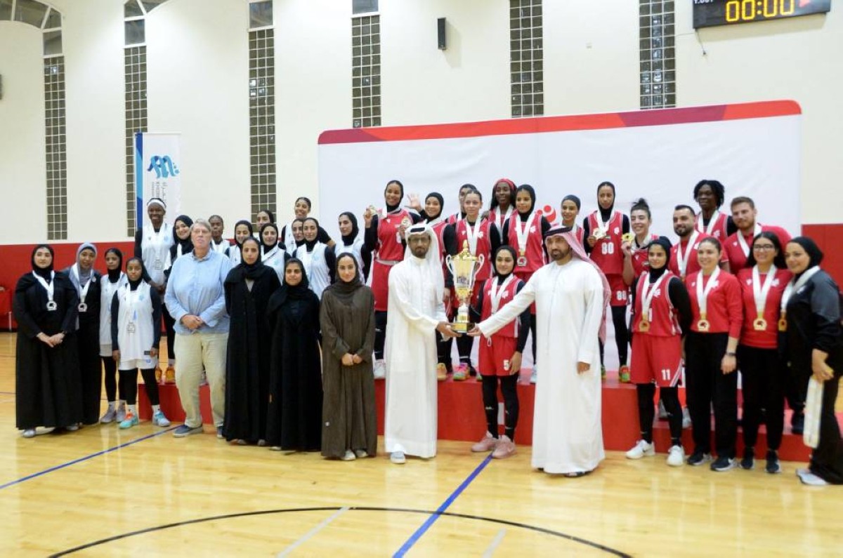 نادي الشارقة الرياضي للمرأة يتوج بطلاً للدوري العام للسيدات لكرة السلة