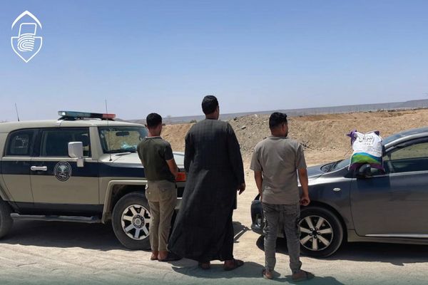 ضبط (3) مصريين لمحاولتهم دخول العاصمة المقدسة