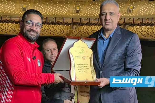 محمد الزواوي واجهة رياضية مشرفة وكفاءة وطنية متميزة في ملعب بنغازي الدولي
