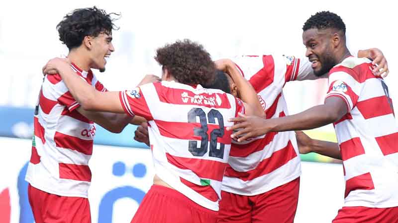 النادي الإفريقي ـ شبيبة العمران (3 ـ 0)  .