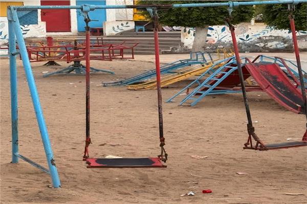 مصرع تلميذة سقطت من أعلى مرجيحة بالمحلة الكبرى