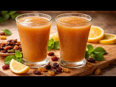 How to make yellow, red, or black raisin drink