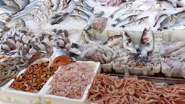 البلطي يبدأ من 70 والسبيط يصل إلى 450 جنيها، أسعار الأسماك اليوم الأحد