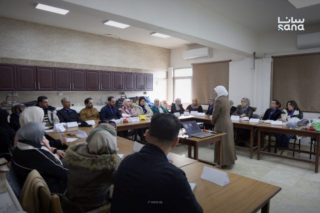 وزارة الصحة السورية تختتم دورة “إعداد المدرب والمدرس” لتطوير كادر مدارس التمريض