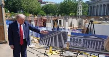 ترامب يدافع عن القاعة الراقصة.. ويؤكد: درع للبيت الأبيض من مالى الخاص