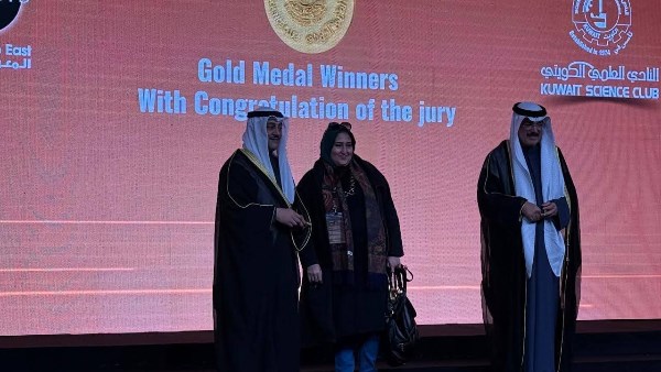 جامعة بنها تحصل على الميدالية الذهبية بمعرض الاختراعات في الكويت