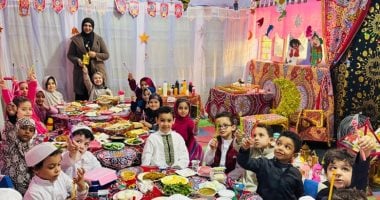 الفول ولمّة العائلة في رمضان.. محاكاة البيت المصري لأطفال مدرسة بكفر الشيخ
