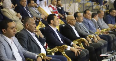 وزير الرياضة يشهد احتفالات عيد تحرير سيناء بالصالة المغطاة فى مدينة العريش
