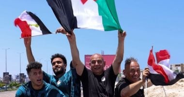 هيئة البث الاسرائيلية تبرز رفع حسام حسن علم فلسطين فى العلمين الجدبدة
