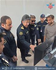 الجمارك تدعم منفذ السالمي بجهاز فحص حديث