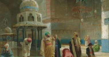 3 لوحات فن تشكيلى عن شهر رمضان للمستشرقين