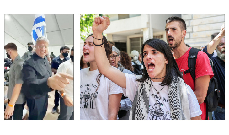 موجة غضب بعد ظهور بن غفير في فيديو تنكيل الجنود بنشطاء «أسطول الصمود»