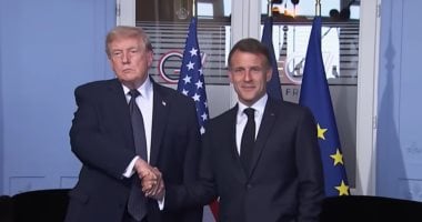قمة السبع.. ترامب يحرج ماكرون بـ 14 ثانية مصافحة مع بريجيت