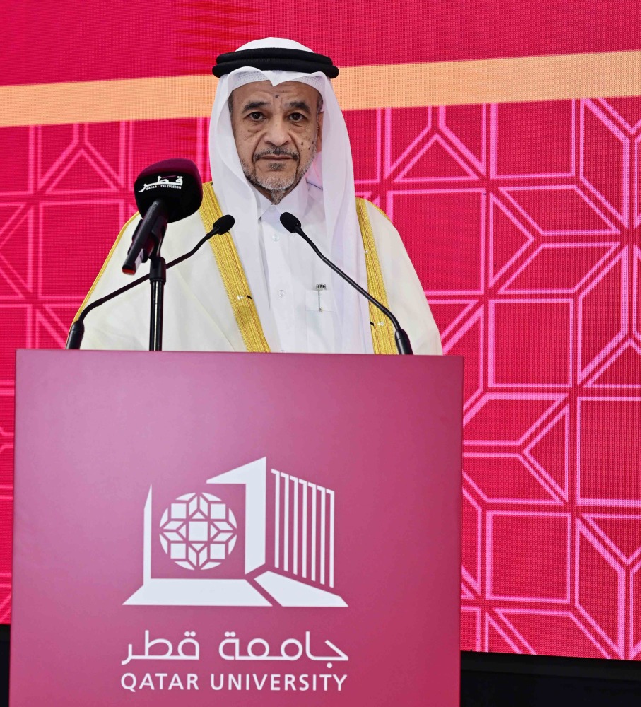 ‫ رئيس جامعة قطر: دعم القيادة الرشيدة المتواصل للجامعة وإيمانها بقدرات الشباب القطري ركيزة أساسية في مسيرة الوطن