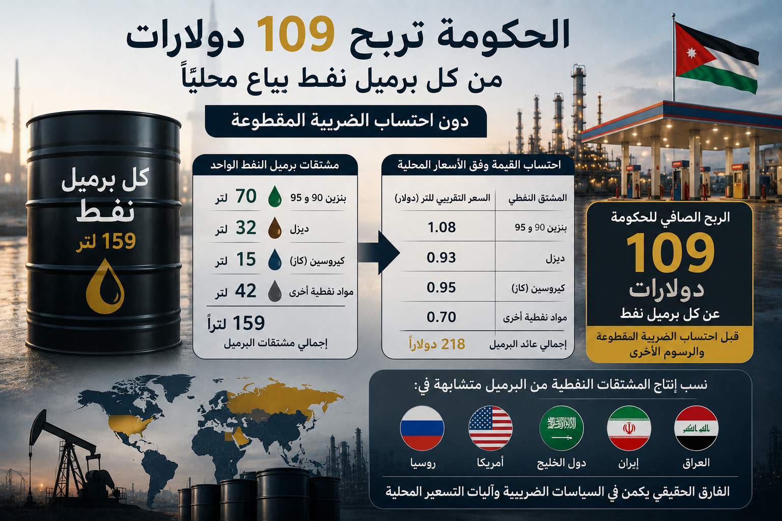 جو 24 : الصادق : الحكومة تربح 109 دولارات من كل برميل نفط يباع محليًا دون احتساب الضريبة المقطوعة