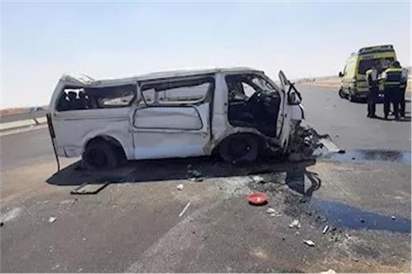 إصابة 16 شخص في انقلاب سيارة ميكروباص بالإسكندرية