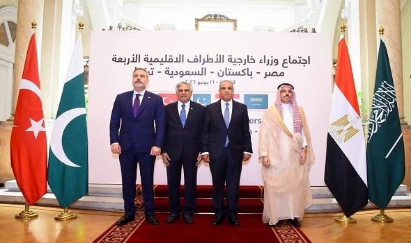 اجتماع رباعي في القاهرة لبحث دعم المفاوضات الأميركية الإيرانية وتوسيع التنسيق الإقليمي