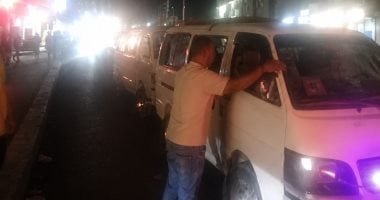 محافظ الجيزة يوجه بفض موقف عشوائى بنفق المريوطية