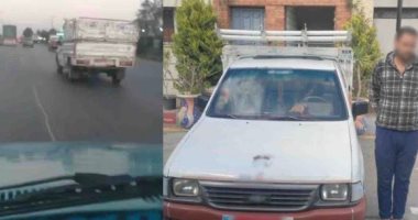 رعب على طريق البحيرة.. كواليس سقوط سائق بطل فيديو القيادة برعونة