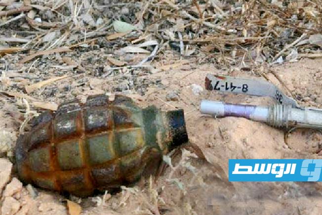 وفاة طفل وإصابة والدته جراء انفجار قنبلة يدوية في أجدابيا