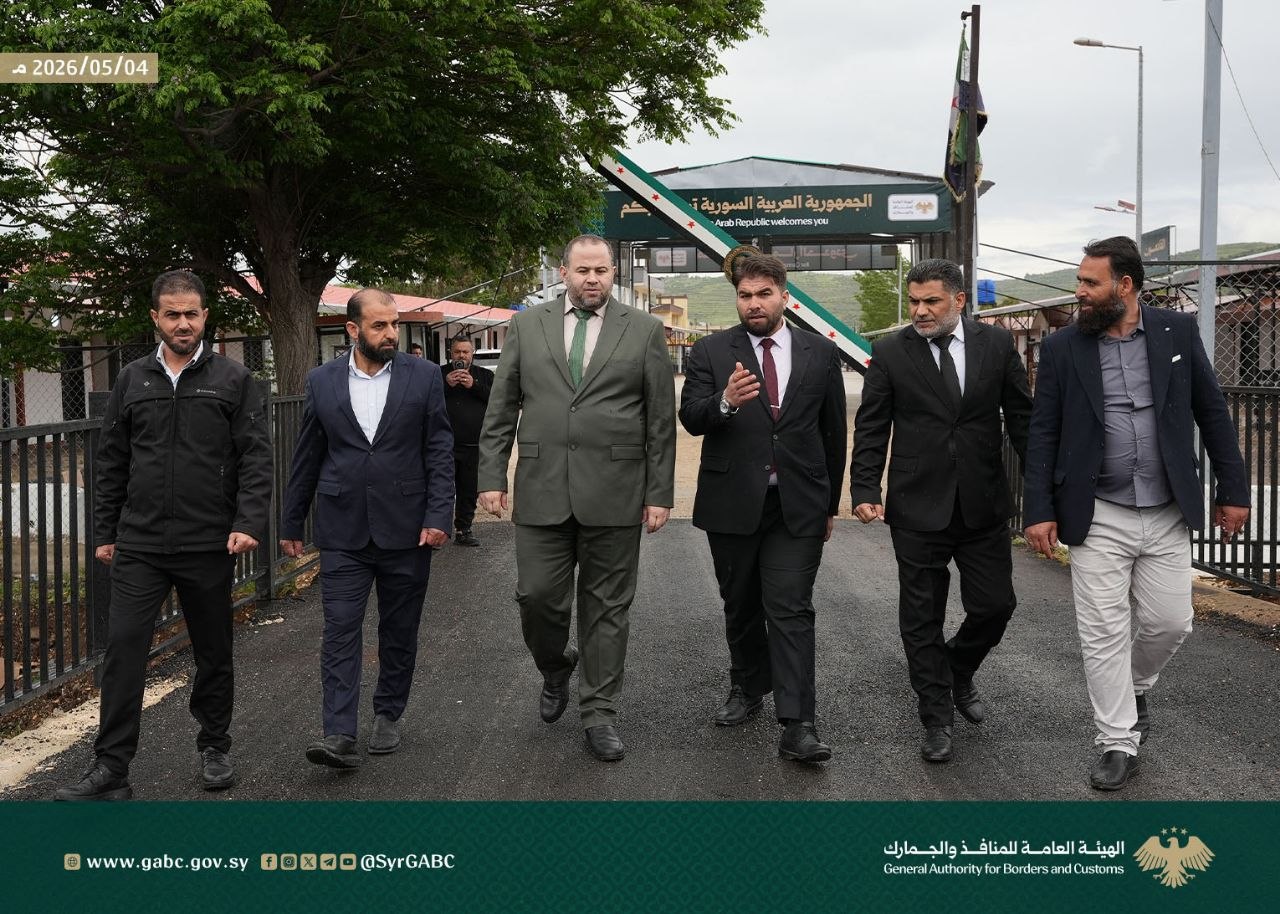 افتتاح منفذ جسر قمار الحدودي وبدء حركة العبور بين سوريا ولبنان
