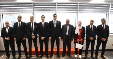 وزير الرياضة يستقبل مجلسى إدارة اتحادى ألعاب القوى والسلة