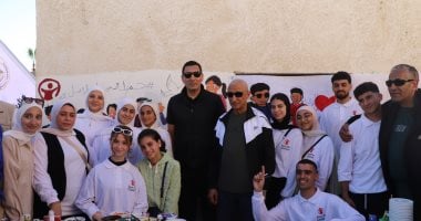 وزير الشباب والرياضة ومحافظ شمال سيناء يتفقدان مركز شباب العريش