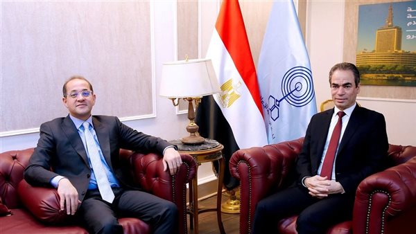 المسلماني يستقبل وزير المالية قبل بدء صالون ماسبيرو الثقافي
