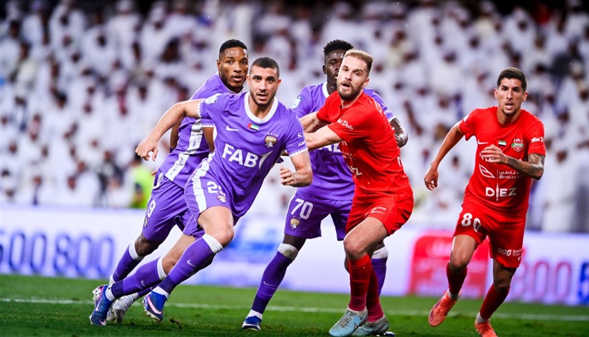 بـ"الثلاثة".. العين ينتصر على "الفرسان" ويحلق في صدارة الدوري