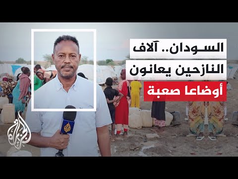 Al Jazeera correspondent: Thousands of displaced people have fled to the city of Damazin to escap...