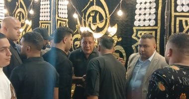 شخصيات عامة في عزاء والد حمو بيكا بالإسكندرية