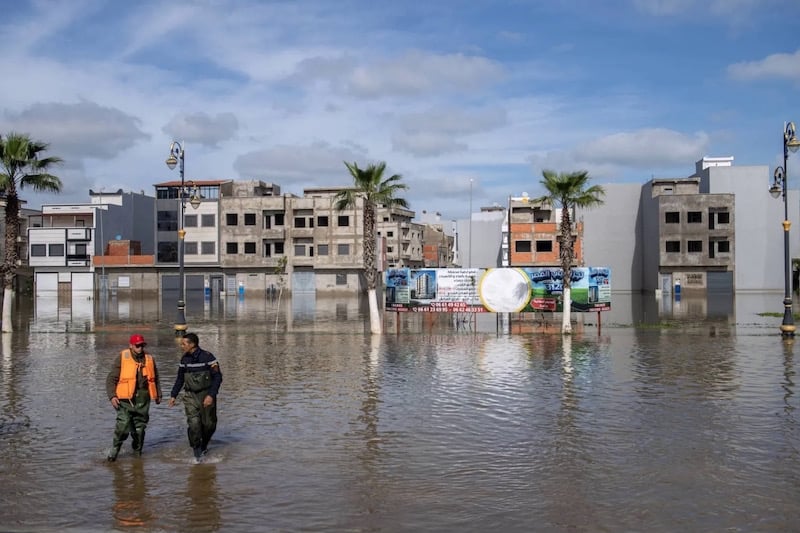 الفيضانات تعلق أنشطة فنية بالمغرب
