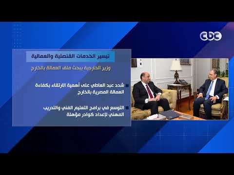 تيسير الخدمات القنصلية والعمالية.. وزير الخارجية يبحث ملف العمالة بالخارج