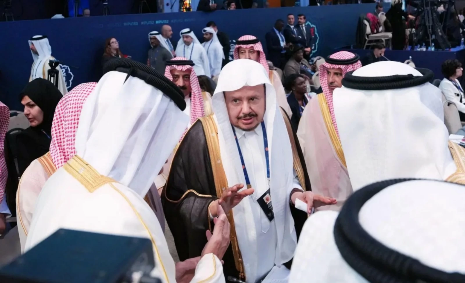 رئيس مجلس الشورى يستقبل عدداً من رؤساء المجالس التشريعية ورئيس البرلمان العربي